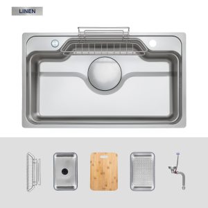 Ảnh công trình thực tế Chậu Rửa Bát Kluger KF8248FS Plus 1 Hố Inox 304 Dày 1.2mm