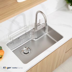 Ảnh công trình thực tế Chậu Rửa Chén 1 Hộc KLUGER KH8050FS Ulti 800mm HARU Series