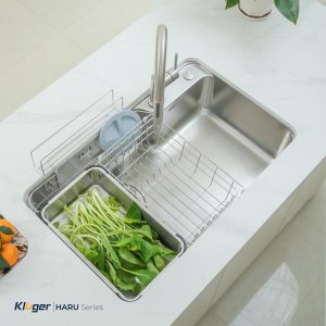 Ảnh công trình thực tế Chậu Rửa Chén 1 Hố KLUGER KH8050ST Plus Inox 304 Dày 1.0mm