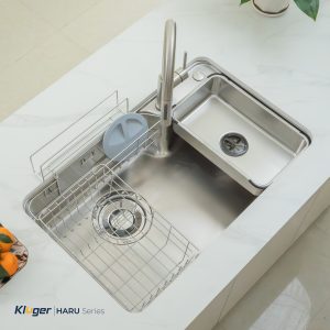 Ảnh công trình thực tế Chậu Rửa Chén 1 Hố KLUGER KH8050ST Plus Inox 304 Dày 1.0mm