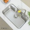 Chậu Rửa Chén 1 Hố KLUGER KT7848FS-Basic Inox 304 Dày 1.2mm - ảnh 5