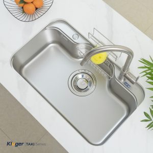 Ảnh công trình thực tế Chậu Rửa Chén 1 Hố KLUGER KT7848FS-Basic Inox 304 Dày 1.2mm
