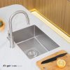 Chậu Rửa Chén 1 Hộc KLUGER KU6045FS Basic Inox 304 600mm - ảnh 3