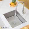 Chậu Rửa Chén 1 Hộc KLUGER KU6045FS Basic Inox 304 600mm - ảnh 6