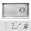 Chậu Rửa Chén 1 Hộc KLUGER KY7545FS Plus 750mm Góc Bo Vuông - ảnh 3