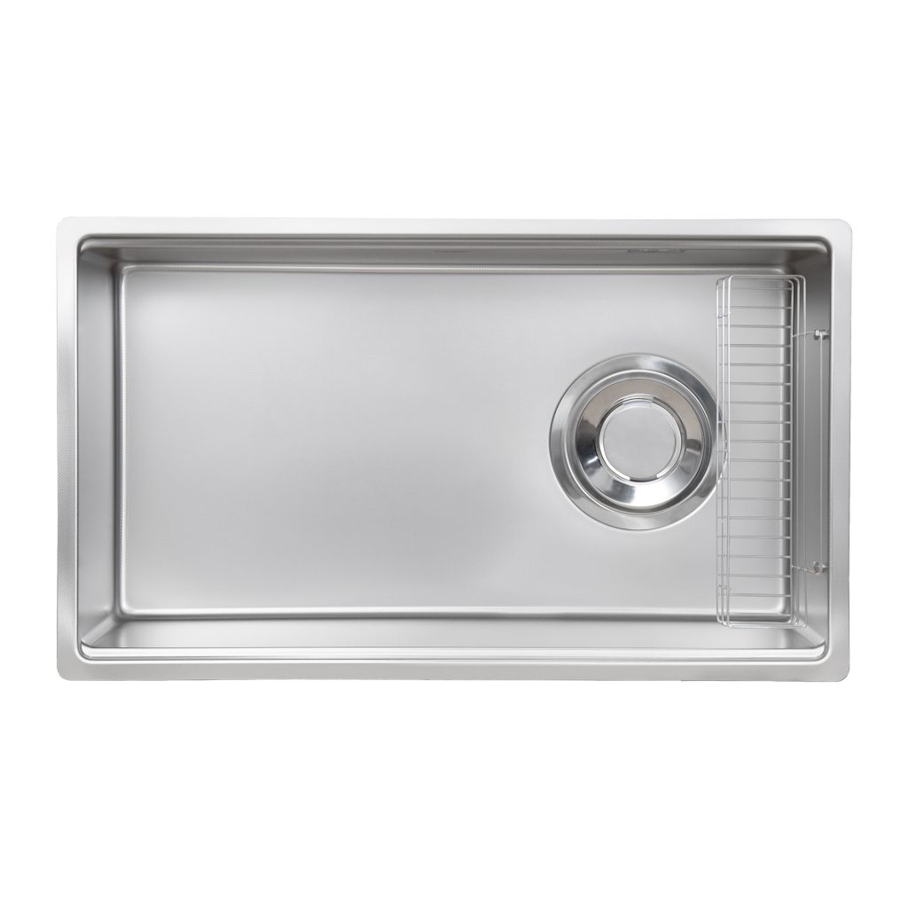 Chậu Rửa Chén 1 Hộc KLUGER KY7545FS Plus 750mm Góc Bo Vuông