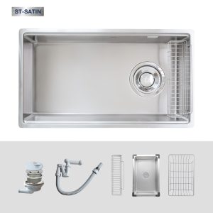 Ảnh công trình thực tế Chậu Rửa Chén KLUGER KY8045ST Plus 1 Hố 800mm Inox 304