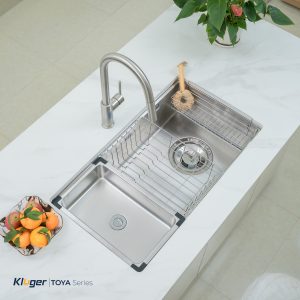 Ảnh công trình thực tế Chậu Rửa Chén KLUGER KY8045ST Plus 1 Hố 800mm Inox 304