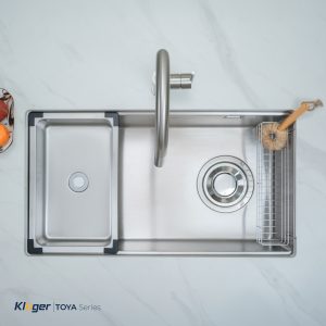 Ảnh công trình thực tế Chậu Rửa Chén KLUGER KY8045ST Plus 1 Hố 800mm Inox 304
