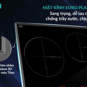 Ảnh công trình thực tế Bếp Điện Từ GRANDX GX E738Lux 2 Từ 1 Hồng Ngoại 780mm