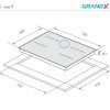 Bếp Điện Từ GRANDX GX E738Lux 2 Từ 1 Hồng Ngoại 780mm - ảnh 2