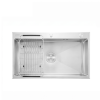 Chậu Rửa Chén Inox Caesar KSH01H082SE 1 Hộc 820mm Lắp Nổi