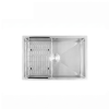 Chậu Rửa Chén Inox Caesar KSH11H060SX 1 Hộc 600x450mm Lắp Âm