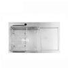 Chậu Rửa Chén Inox Caesar KSH21H082SX 1 Hộc 820x480mm Lắp Nổi