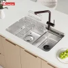 Chậu Rửa Chén KONOX Tari 8050SM 1 Hố Bề Mặt Mịn 800mm - ảnh 3