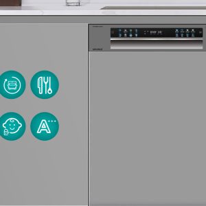 Ảnh công trình thực tế Máy Rửa Chén Âm Tủ GRANDX SMI8GX82 Series 8+ 16 Bộ