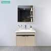 Tủ Lavabo Nhựa PVC Mowoen MW2702-60 600mm Chậu Sứ - ảnh 7