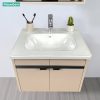 Tủ Lavabo Nhựa PVC Mowoen MW2702-60 600mm Chậu Sứ - ảnh 5