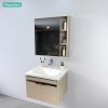Tủ Lavabo Nhựa PVC Mowoen MW2702-60 600mm Chậu Sứ - ảnh 2