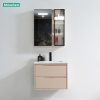 Tủ Lavabo Nhựa PVC Mowoen MW2820-60 Khổ 600mm Kèm Tủ Gương LED