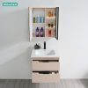 Tủ Lavabo Nhựa PVC Mowoen MW2820-60 Khổ 600mm Kèm Tủ Gương LED - ảnh 4