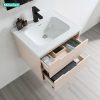 Tủ Lavabo Nhựa PVC Mowoen MW2820-60 Khổ 600mm Kèm Tủ Gương LED - ảnh 5