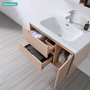 Ảnh công trình thực tế Bộ Tủ Lavabo Nhựa PVC MOWOEN MW2820-80 Treo Tường 800mm