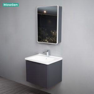 Ảnh công trình thực tế Bộ Tủ Lavabo Nhựa PVC MOWOEN MW2706-60 Treo Tường 600mm