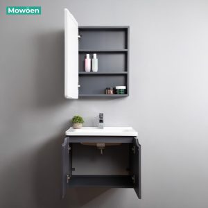 Ảnh công trình thực tế Bộ Tủ Lavabo Nhựa PVC MOWOEN MW2706-60 Treo Tường 600mm