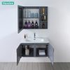 Tủ Lavabo Nhựa PVC Mowoen MW2709-80 800mm Treo Tường - ảnh 3