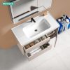 Tủ Lavabo Nhựa PVC MOWOEN MW2711-80 810mm Kèm Gương LED - ảnh 2
