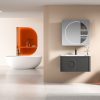Tủ Lavabo Nhựa PVC Mowoen MW2713-80 800mm, Chậu Sứ Chống Tràn - ảnh 4