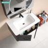 Tủ Lavabo Nhựa PVC Mowoen MW2713-80 800mm, Chậu Sứ Chống Tràn - ảnh 2
