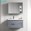 Bộ Tủ Lavabo Nhựa PVC MOWOEN MW2715-80 Chậu Chống Tràn 800mm