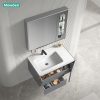 Bộ Tủ Lavabo Nhựa PVC MOWOEN MW2715-80 Chậu Chống Tràn 800mm - ảnh 2