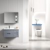 Bộ Tủ Lavabo Nhựa PVC MOWOEN MW2715-80 Chậu Chống Tràn 800mm - ảnh 4