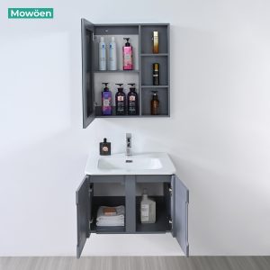 Ảnh công trình thực tế Bộ Tủ Lavabo Nhựa PVC MOWOEN MW2709-1-60 Treo Tường 600mm