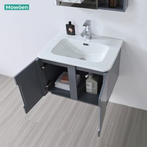 Ảnh công trình thực tế Bộ Tủ Lavabo Nhựa PVC MOWOEN MW2709-1-60 Treo Tường 600mm