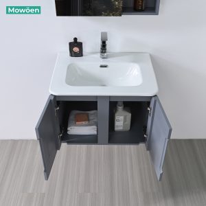 Ảnh công trình thực tế Bộ Tủ Lavabo Nhựa PVC MOWOEN MW2709-1-60 Treo Tường 600mm