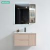 Bộ Tủ Lavabo Nhựa PVC MOWOEN MW2822-80 Treo Tường 800mm Có Tủ Cột