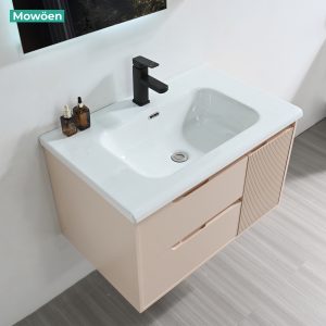 Ảnh công trình thực tế Bộ Tủ Lavabo Nhựa PVC MOWOEN MW2822-80 Treo Tường 800mm Có Tủ Cột