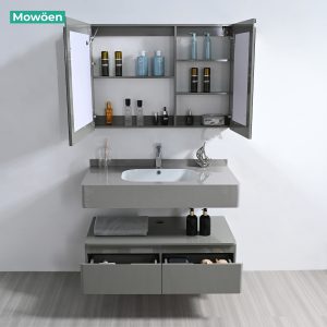 Ảnh công trình thực tế Tủ Lavabo Nhựa PVC MOWOEN MW2826-100 1000mm Hai Tầng Tủ