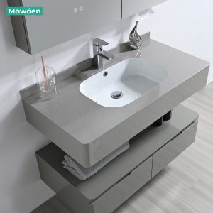 Ảnh công trình thực tế Tủ Lavabo Nhựa PVC MOWOEN MW2826-100 1000mm Hai Tầng Tủ