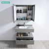 Tủ Lavabo Nhựa PVC MOWOEN MW2826-80 800mm Kèm Gương LED - ảnh 4
