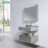 Tủ Lavabo Nhựa PVC MOWOEN MW2826-80 800mm Kèm Gương LED - ảnh 3