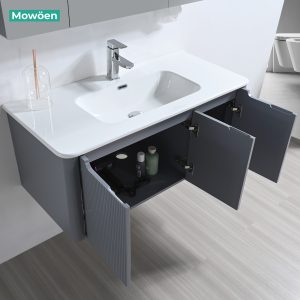 Ảnh công trình thực tế Bộ Tủ Lavabo Nhựa PVC MOWOEN MW2828-100 Treo Tường 1000mm