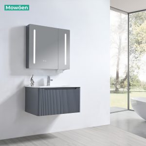 Ảnh công trình thực tế Bộ Tủ Lavabo Nhựa PVC MOWOEN MW2828-80 Khổ 800mm