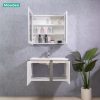 Tủ Lavabo Nhựa PVC MOWOEN MW2703-80 Khổ 800mm Kèm Tủ Gương LED - ảnh 7