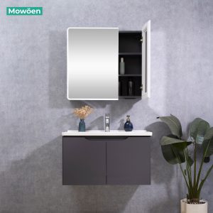 Ảnh công trình thực tế Bộ Tủ Lavabo Nhựa PVC MOWOEN MW2706-80 Treo Tường 800mm