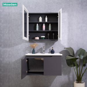 Ảnh công trình thực tế Bộ Tủ Lavabo Nhựa PVC MOWOEN MW2706-80 Treo Tường 800mm
